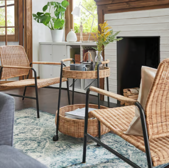 Armchair Handwoven Rattan