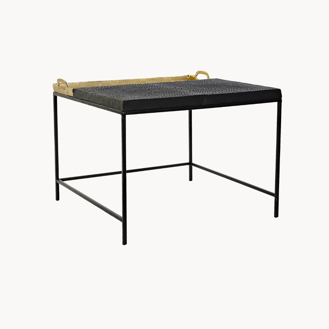 Mesa de Centro Aço Alumínio 61x61, A49 