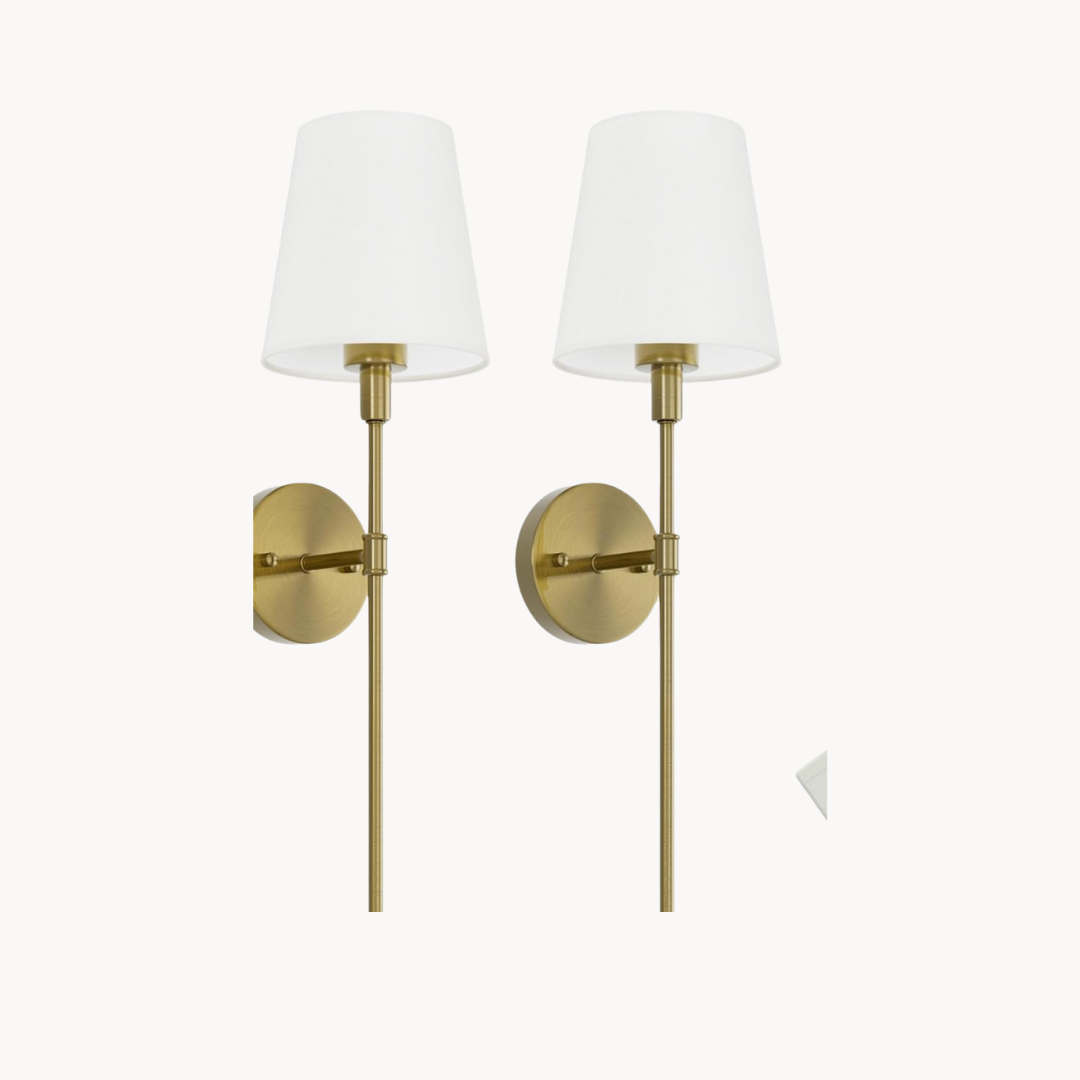 Juego de 2 luces de pared inalámbricas Aipsun