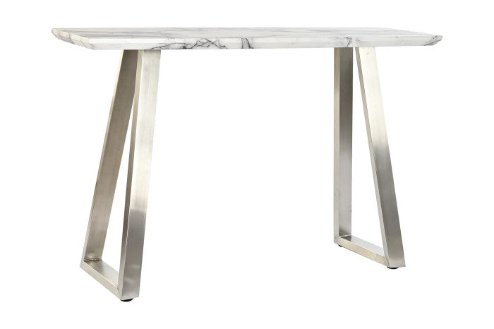 CONSOLE TABLE MDF STEEL 120X40X76 WHITE