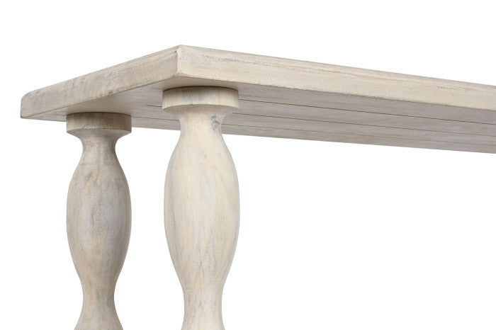 CONSOLE TABLE MANGO 120X40X76 WHITE