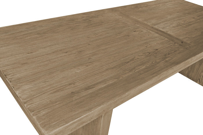 TABLE OLMO MACIZO 244X102X76 NATURAL NATURAL