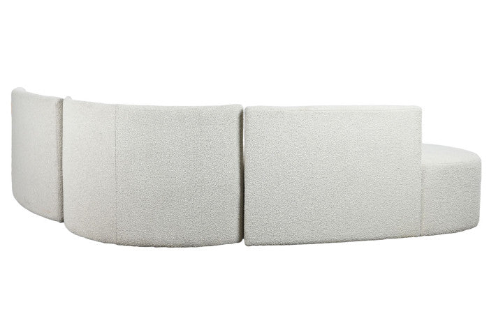 COUCH POLYESTER WOOD 250X241X66