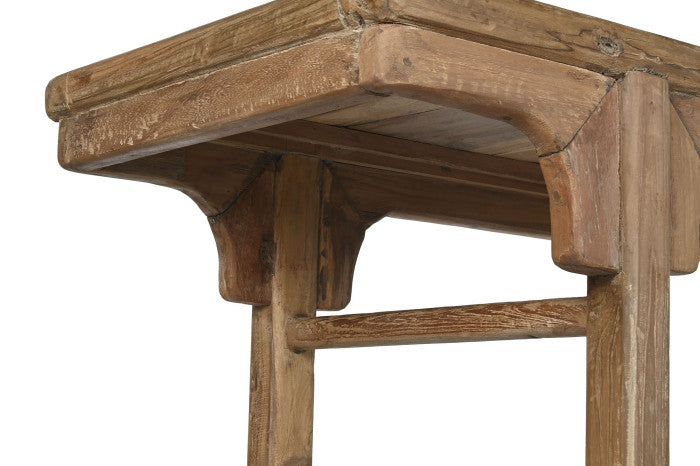 CONSOLE TABLE TECA RECICLADA 195X50X82 NATURAL