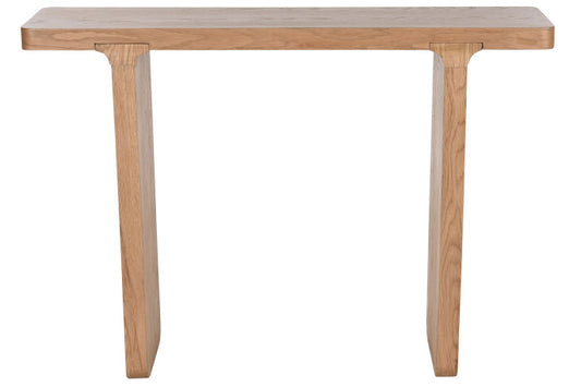 CONSOLE TABLE OAK MDF 121X30X86 17,00 NATURAL