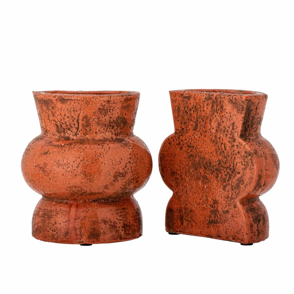 Maiza Bookend, Orange, Terracotta