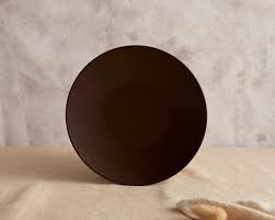 Brown plate